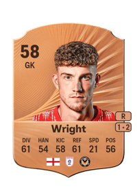 Jordan Wright Rare 58 OVR