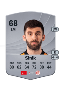 Doğukan Sinik Common 68 OVR