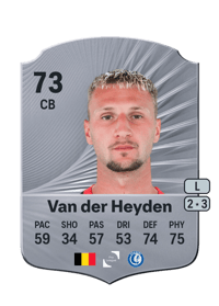 Siebe Van der Heyden Rare 73 OVR