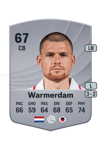 Django Warmerdam Common 67 OVR