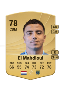 Aschraf El Mahdioui Common 78 OVR