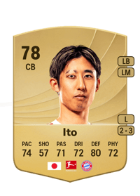 Hiroki Ito Common 78 OVR