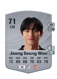 Jeong Seung Won Common 71 OVR