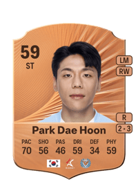 Park Dae Hoon Rare 59 OVR