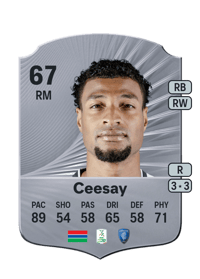 Joseph Ceesay Rare 67 OVR