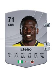 Oghenekaro Etebo Common 71 OVR