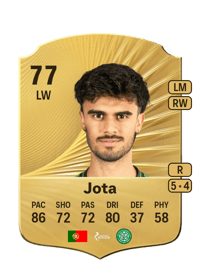 Jota Rare 77 OVR