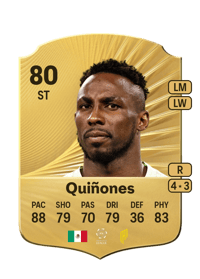 Julian Quiñones Rare 80 OVR