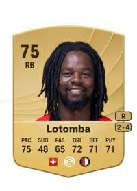 Jordan Lotomba Common 75 OVR