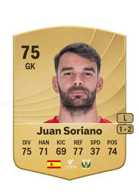 Juan Soriano Common 75 OVR
