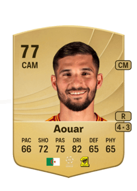 Houssem Aouar Common 77 OVR