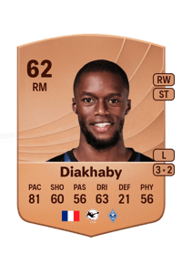 Adama Diakhaby Common 62 OVR
