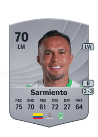 Andrés Sarmiento Common 70 OVR