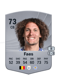 Wout Faes Common 73 OVR