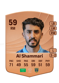 Abdulmalek Al Shammari Common 59 OVR