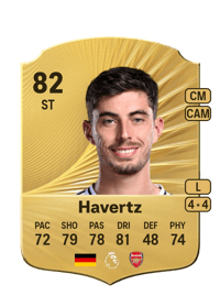 Kai Havertz Rare 82 OVR