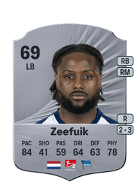 Deyovaisio Zeefuik Rare 69 OVR