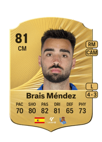 Brais Méndez Rare 81 OVR