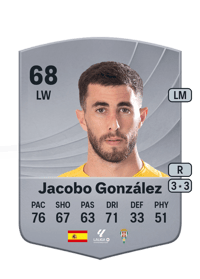 Jacobo González Common 68 OVR