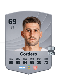 Nicolás Cordero Common 69 OVR