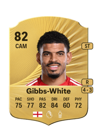 Morgan Gibbs-White Rare 82 OVR