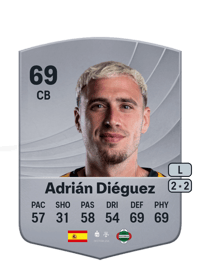Adrián Diéguez Common 69 OVR