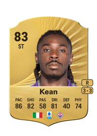 Moise Kean Rare 83 OVR