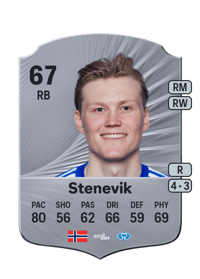 Halldor Stenevik Rare 67 OVR