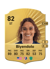 Lynn Biyendolo Rare 82 OVR