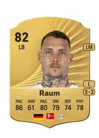 David Raum Rare 82 OVR