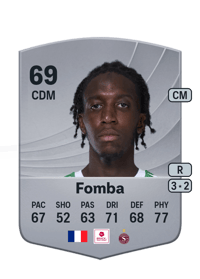 Lamine Fomba Common 69 OVR