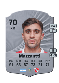 Walter Mazzantti Rare 70 OVR