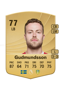 Gabriel Gudmundsson Common 77 OVR