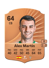 Álex Martín Rare 64 OVR