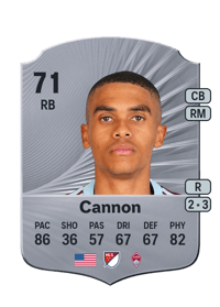 Reggie Cannon Rare 71 OVR