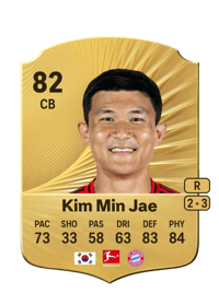 Kim Min Jae Rare 82 OVR