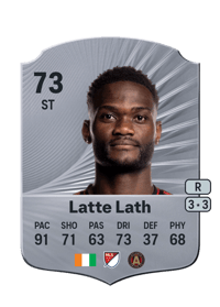 Emmanuel Latte Lath Rare 73 OVR