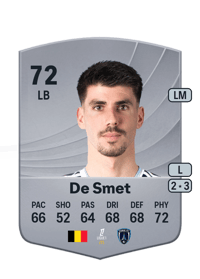 Thibault De Smet Common 72 OVR