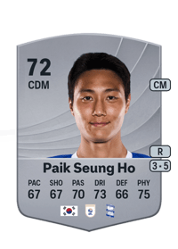 Paik Seung Ho Common 72 OVR