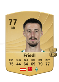Marco Friedl Common 77 OVR