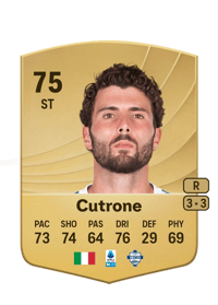 Patrick Cutrone Common 75 OVR