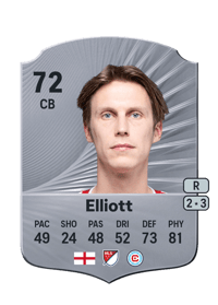 Jack Elliott Rare 72 OVR