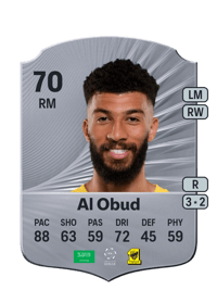 Abdulrahman Al Obud Rare 70 OVR