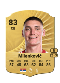 Nikola Milenković Rare 83 OVR