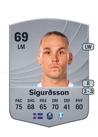 Arnór Sigurðsson Common 69 OVR