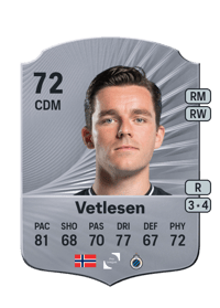 Hugo Vetlesen Rare 72 OVR