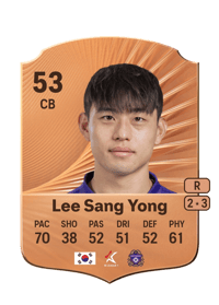Lee Sang Yong Rare 53 OVR