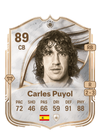 Carles Puyol Icon 89 OVR