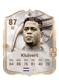 Patrick Kluivert Icon 87 OVR
