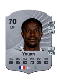 Élie Youan Rare 70 OVR